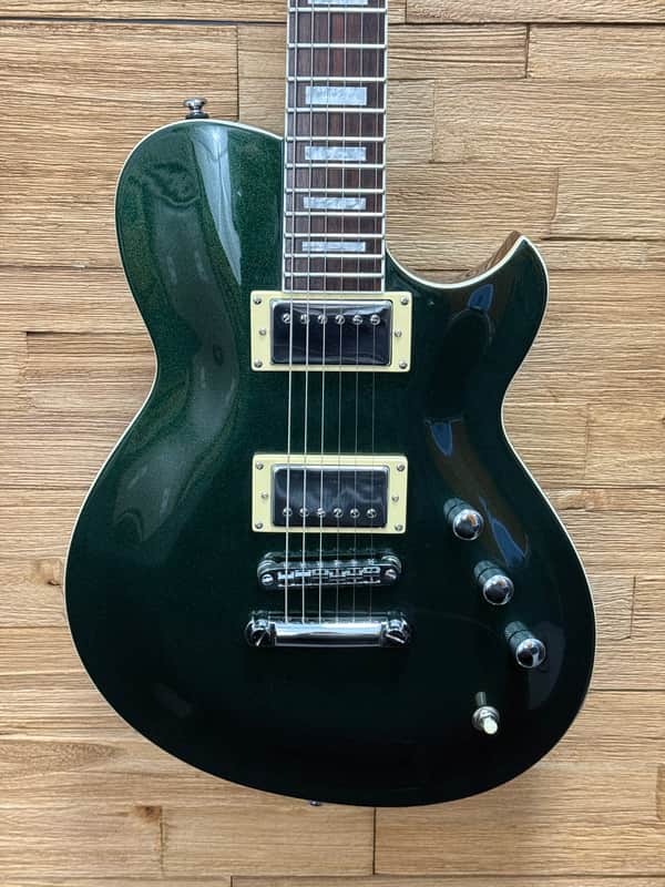 Reverend Roundhouse HH Electric Guitar- 2020's Outfield Ivy Green -7lbs 6oz w/Gator hard case image 1