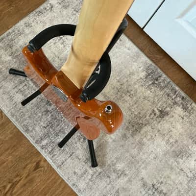 Fender American Deluxe Jazz Bass 2008 -Fretless - Amber image 5