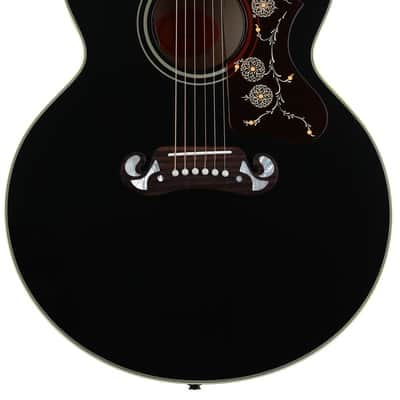Gibson Acoustic Elvis SJ-200 Acoustic-electric Guitar - Ebony image 2