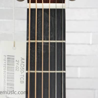 Ibanez AAD50-TCB Advanced Acoustic - Transparent Charcoal Burst Low Gloss image 17