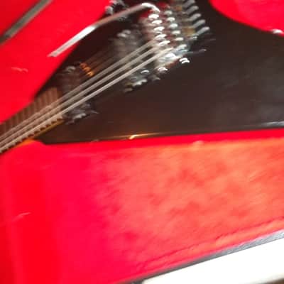 Kramer Vanguard 1984 Black 80's USA D-Plate Banana headstock Neck Rare Guitar Vintage image 5