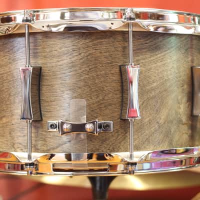 Pork Pie 7"x14" Birch/Mahogany/Birch Snare Drum image 5