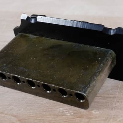 Tokai 52.5MM / 2 + 1/16" String Spacing Stratocaster Style 2-Point Tremolo Bridge image 5