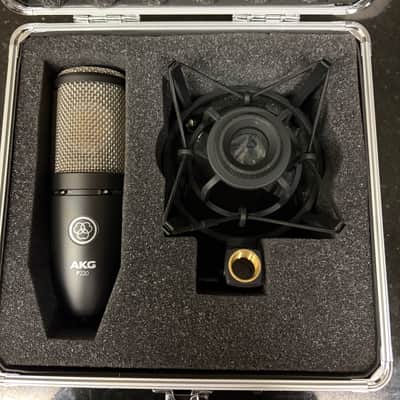 [In Box] AKG P220 Large Diaphragm Cardioid Condenser Microphone 2010s - Black image 1