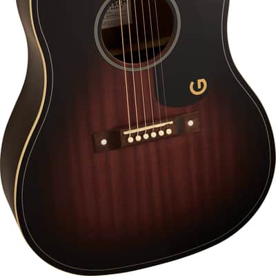 Gretsch Jim Dandy Dreadnought Black Pickguard Deep Cherry Burst image 4
