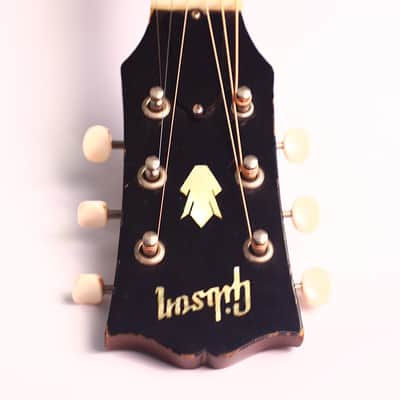 Gibson Country Western 1955 Acoustic Guitar - Iconic round-shoulder vintage sound with collector quality and Gilmour vibe - check video! image 10