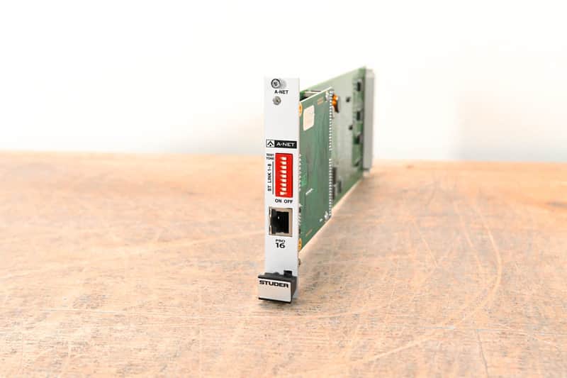 Studer Aviom A-Net Card for D21m & D23m Modular I/O Systems CG01JHE image 1