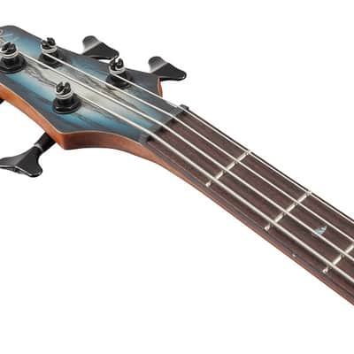 Ibanez SR600ECTF SR Standard 4 String Electric Bass Cosmic Blue Starburst Flat image 7