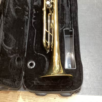 Jean Paul USA TR-430 Intermediate Student Trumpet Outfit with Contoured Case 2010s - Clear-Lacquered Brass -#19769 image 4