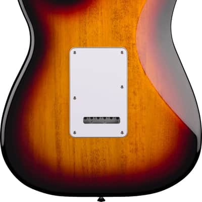 Fender Standard Series Stratocaster Electric Guitar, 3-Color Sunburst, Laurel image 3