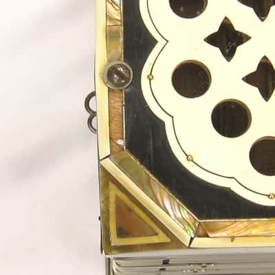 Patek 104 Key Triple Reed Bandoneon Chemnitzer Concertina, Key of C, Original Case, Overhauled image 16