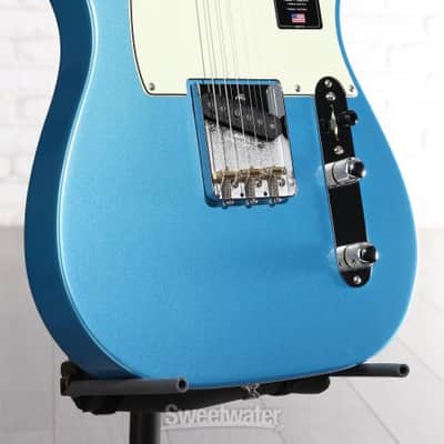 Fender American Professional Classic Telecaster Electric Guitar - Faded Lake Placid Blue (TeleAPCMLPBd1) image 3
