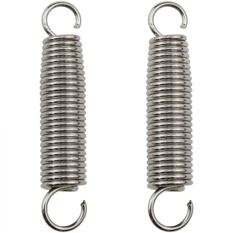 2 Pcs Bass Drum Pedal Tension Spring Stainless Steel Bass Drum Pedal Spring Replacement Bass Drum Pedal Spring For Percussion Instrument Components image 1