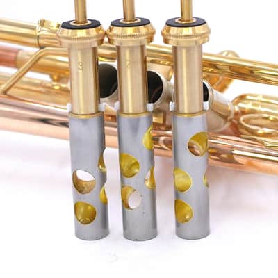 Bell Trumpets BT9-345-370C Trumpet in Raw Brass image 2