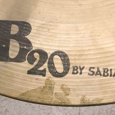 Sabian 14" B20 Hi Hat Cymbals Made in Italy image 4
