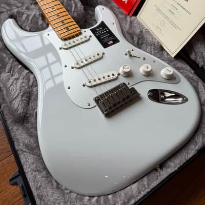 2026 Fender American Ultra II Stratocaster Maple - Avalanche White image 1