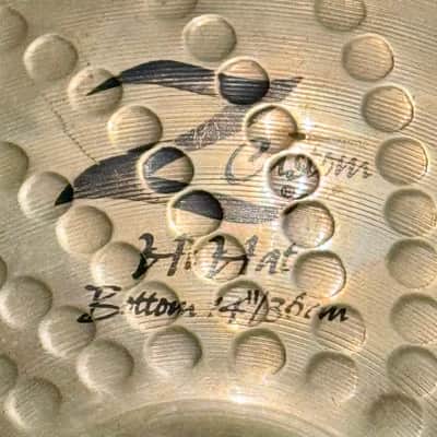 Zildjian Z Custom 14" Hi-Hats Hi Hat Cymbals  Made in USA 1150 1400 Grams image 4