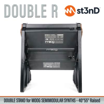 DOUBLE STAND for MOOG Semi-Modular Synths (40° and 55°) - Raised (by 75mm) image 6