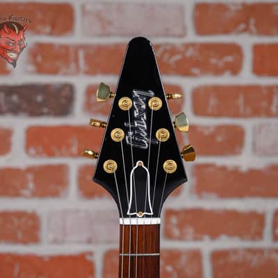 Gibson Custom Shop 58 Reissue Flying V-M Ebony 2008 w/OHSC (Mods) image 9