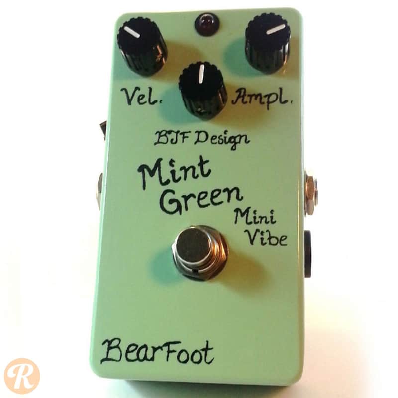 ギター BearFoot Mint Green Mini Vibe Bearfoot FX Mint Green Mini Vibe | Reverb