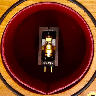 Benz Micro Ruby-Z MC Cartridge, Zebra wood, Line-contact diamond, Boron Cantilever, like new condition image 4