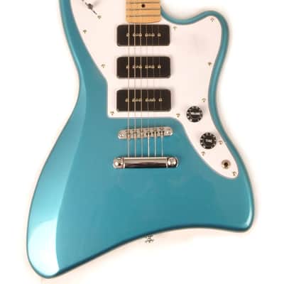 SX Liquid MN Alder 3P90 Stop LPB Lake Placid Blue Electric Guitar image 2