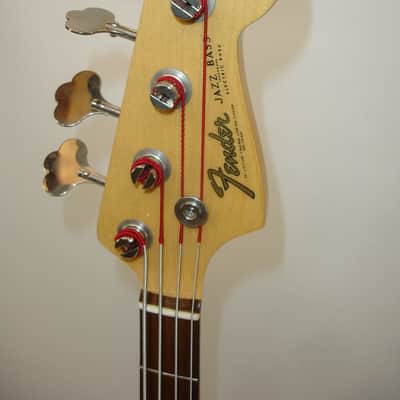 2017 Fender American Original '60s Jazz Bass, Rosewood Fingerboard, 3-Color Sunburst w/ Case image 9
