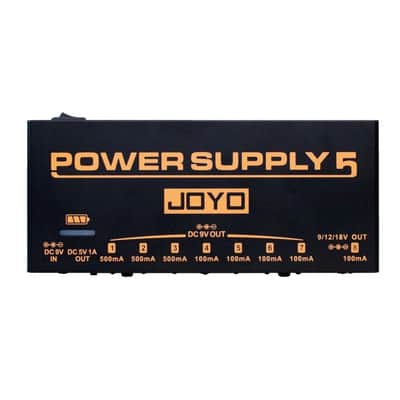 Joyo JP-05 Guitar Effect Pedal Power Supply Rechargeable 4400mAh Battery 8 DC Outputs 9V 12V 18V, FREE PICKS + HOLDER+ FREE SHIP USA image 2