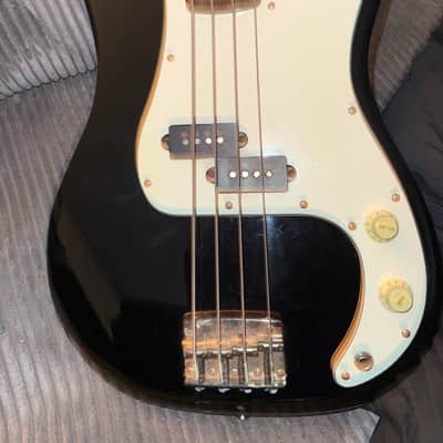 Squier Bullet Bass 1987 - Black - MIK Made in Korea P-Style Vintage Bass - First Year Squier by Fender image 24