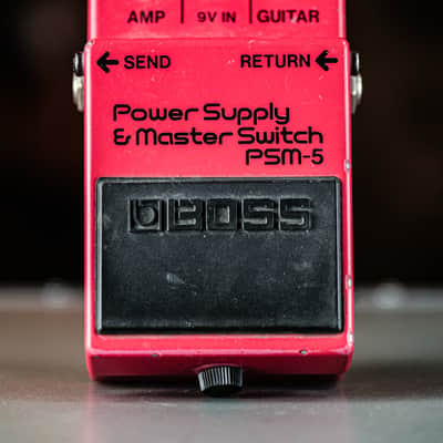 1980s Boss PSM-5 Power Supply & Master Switch (Black Label) red image 1