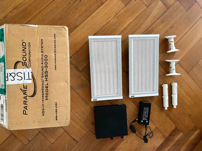 HyperSound HSS 3000 – hyper directional sound speaker set, with amp image 1