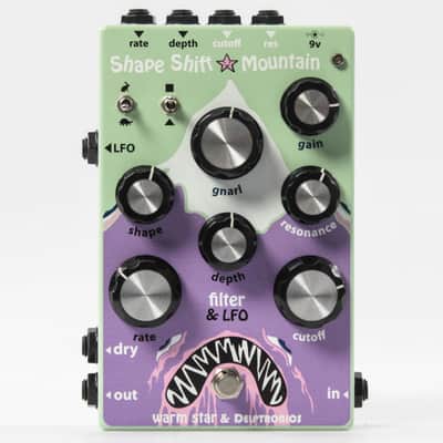 Warm Star Shape Shift Mountain Low Pass Filter Pedal image 1