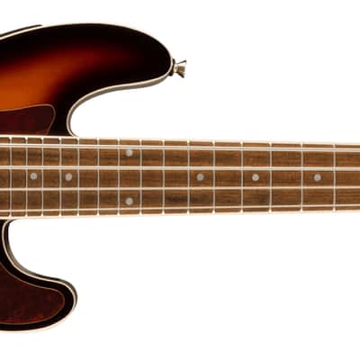 Fender Fullerton Precision Bass Uke, Walnut Fingerboard, Tortoiseshell Pickguard - 3-Color Sunburst image 7