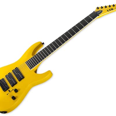 ESP LTD SC-608 Baritone Stephen Carpenter Guitar Yellow B-Stock image 2