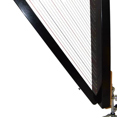 Rees Harps Fullsicle Harp, 26 Strings, With LR Baggs Pickup System, Metallic Black Finish image 1