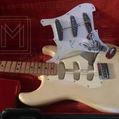 1975 Fender Stratocaster Hardtail Custom Colour Olympic White RARE WOODSTOCK HENDRIX image 9