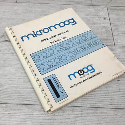 Moog MicroMoog Operation Manual