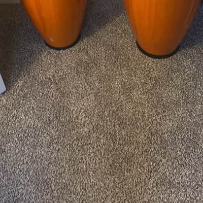 Toca Conga Drums with Stand 2016ish - Natural Wood Grain Finish - Orange Tint image 2