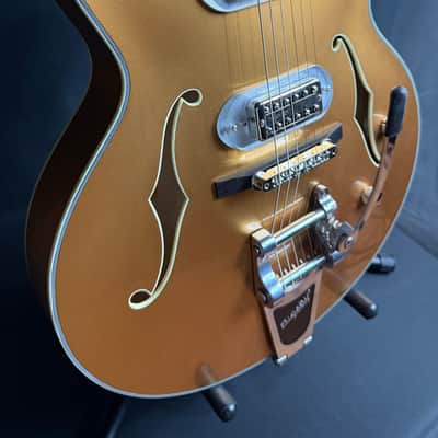 Eastman T58-GD Hollow Body Electric Guitar Truetone Gold Finish w/ Gig Bag (763) image 5