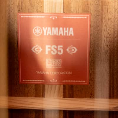 Yamaha FS5 GL - A.R.E. - All Solid Acoustic Guitar with Hardshell Case image 15