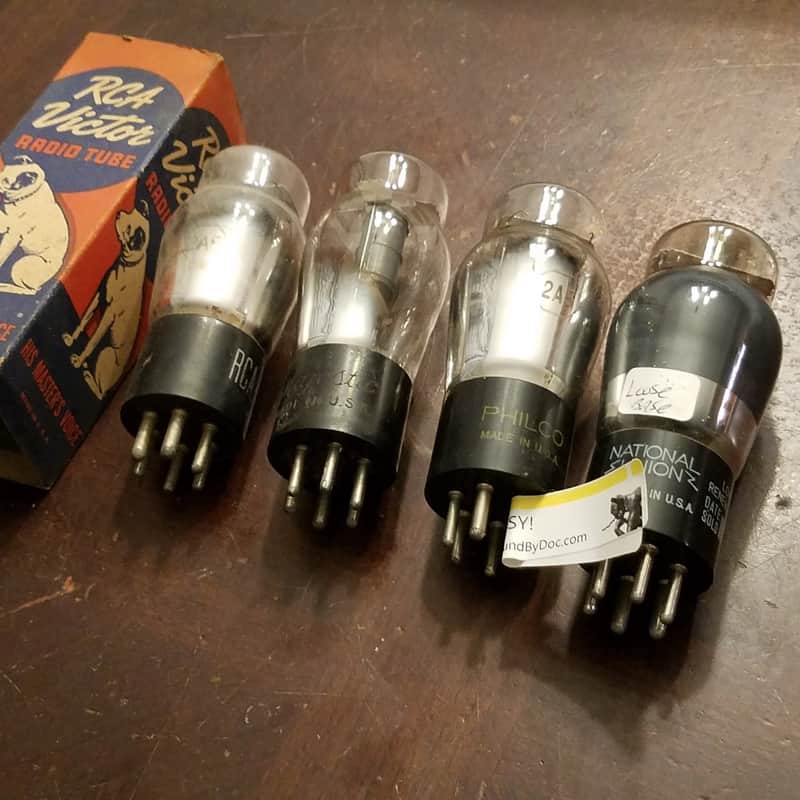 RCA etc. ONE (1) Type 2A5 Pentode Power Amplifier Antique tNOS AT1000 TESTED Vacuum Tubes Engraved A image 1