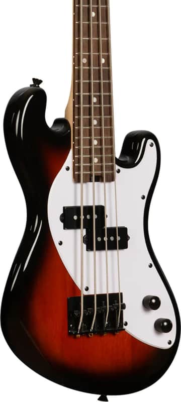 Kala Solid Body 4-String Electric U-BASS, Laurel Fingerboard, Tobacco Burst image 1