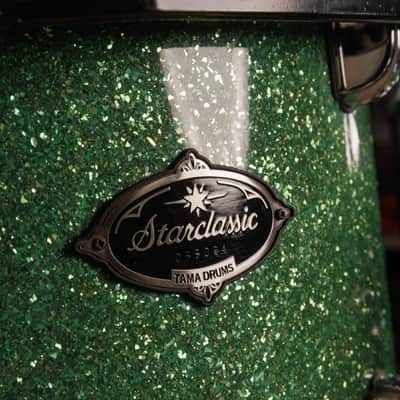 2000s Tama Starclassic Performer B/B Shattered Turquoise Drum Set image 8