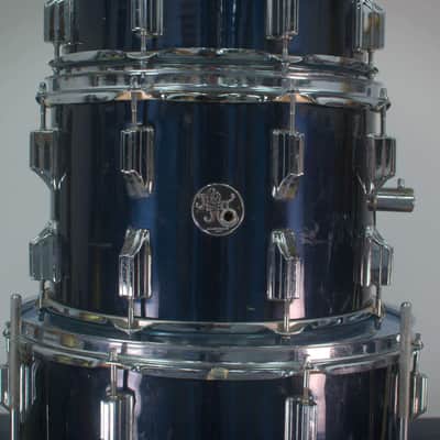 Hoshino (Pre Tama, MIJ) '5075' Super Deluxe Model Drum Kit in Fine Black image 5
