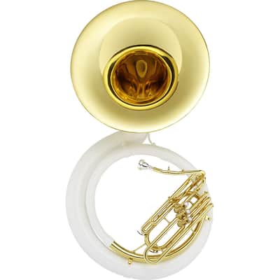 Jupiter JSP1010 Sousaphone, fiberglass w/ brass bell and valve body image 1