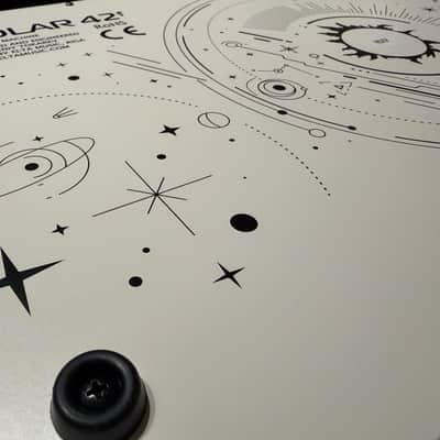 Elta Music Solar 42F with gig bag Ambient Machine Drone Synthesizer White image 9