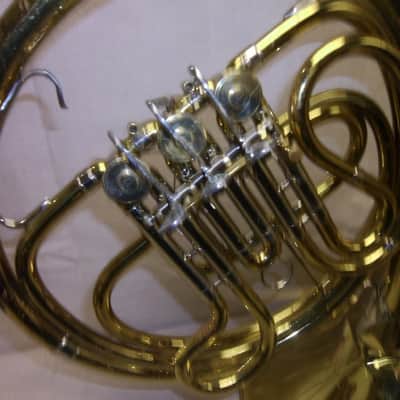 Selmer Bundy Single French Horn Brass, USA, Good Condition image 5