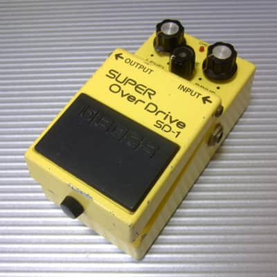 Boss SD-1 Super Overdrive 1981 - 1988 Made In Japan | Reverb