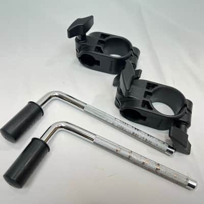 2X Roland MDH-6U V-Drum 1.5 inch Rack Clamp + L Arm - Pad Tom Snare Mount 7U image 3