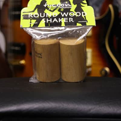 Tycoon TS-20 Round Wood Shakers in Siam oak (pair) image 2